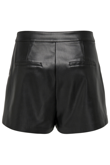 Only onltricia faux leather shorts otw n